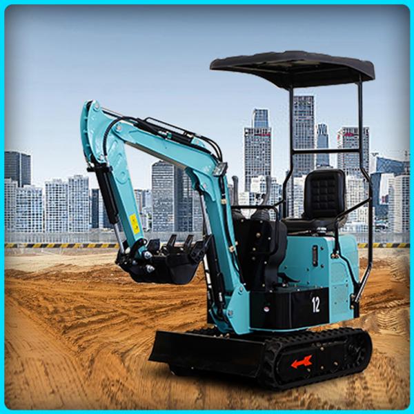 Quality Reliable Mini Hydraulic Excavator 1200Kg Powerful Mini Excavator Machine for sale