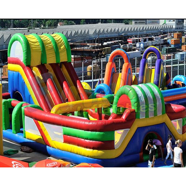 Quality Multi Adult Jumping Inflatable Amusement Park Bouncy Castle Slide for sale