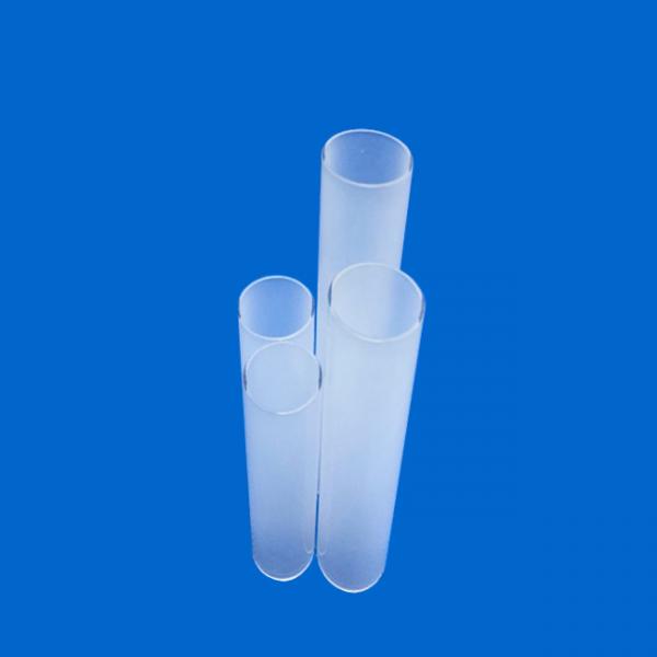Quality Milky Opaque Quartz Glass Tube 10-300mm Length For High Temperature Thermocouple for sale