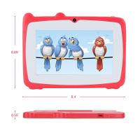 Quality Educational 7 Inch Tablet Kidspad With Kid Proof Case Big Battery 5000mAh IWAWA Pre Installed Red for sale