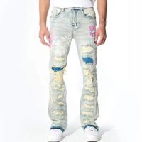 China                  Custom Slim Fit Jeans Skinny Streetwear Straight-Leg Premium Stretchy Pants Denim Jeans for Men              factory