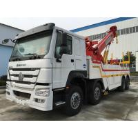 China Howo 8X4 371HP Heavy Duty Tow Truck , Broken Cars Recovery Tow Truck factory