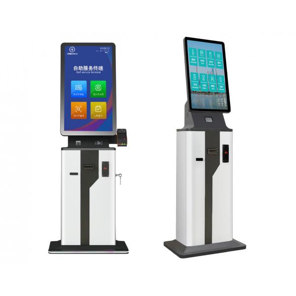 Quality Self Service Check In Kiosk With Pos Card Reader Slot Cash Register Billing for sale