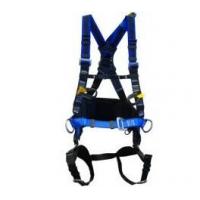 China Blue Multi Point Full Body Safety Harness , Climbing Body Harness With Rescue Strap factory