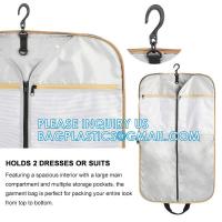 China Gusseted Travel Garment Bag For Business, Foldable, Durable Thick Oxford Fabric Travel Suit Bag factory