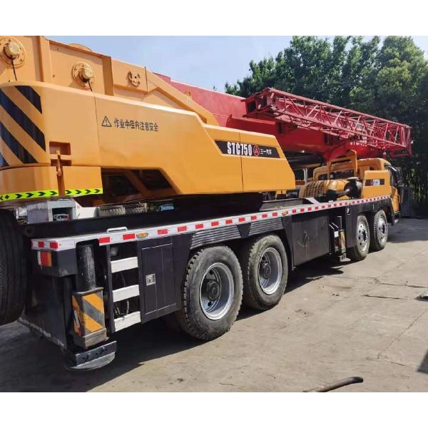 Quality 2017 Used Boom Truck Cranes 75 Tons 274 KW Rpm Rated Power Second Hand Mobile for sale