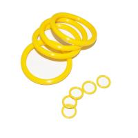 Quality Yellow FKM NBR VAMAC High Temperature O Ring Seals IRHD Hardness for sale