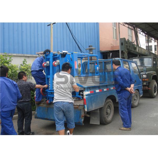Quality Easy Loading Vertical Mast Lift Mobile Elevated Platform For One Person for sale