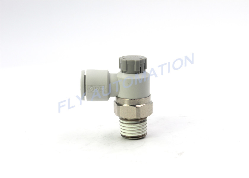 China AS2201F-01-10S Speed Control Valve With One Touch Fitting Elbow Type Lot Of 5 SMC Type factory