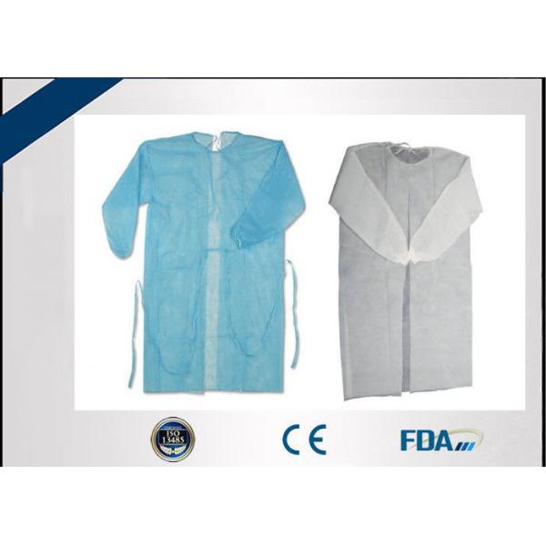 Quality Non Woven Disposable Coverall Suit Tear Resistant For Dust / Bacteria Isolation for sale