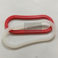 China 35mm Width PE Plastic Bag Handles 86mm Length For Rice / Soya Bean Bag factory
