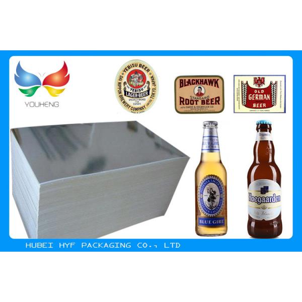 Quality Anti Corrosion Vacuum Metallized Paper Wine Packaging Laminated Paper Wine Beer for sale