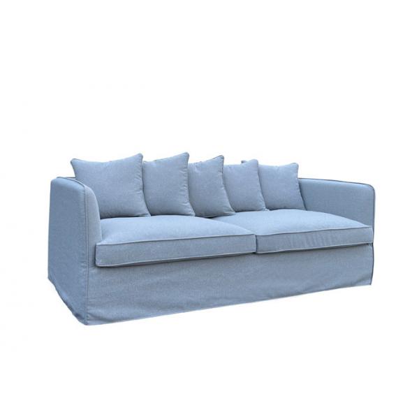 Quality Feather Padded Cushion Removable Cover Sofa 3 Seater Sofa With Removable Covers for sale