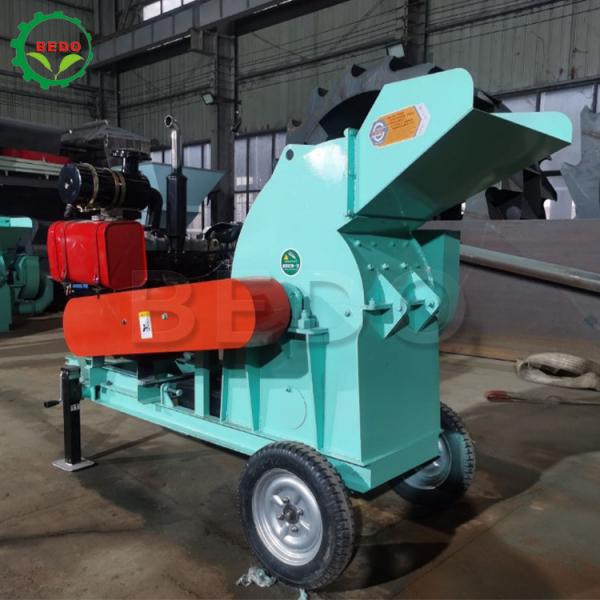 Quality Mobile Diesel Engine Industrial Wood Hammer Mill with 2580r/min Rotating Speed for sale