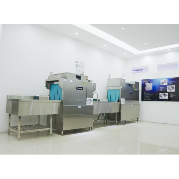 Quality 380V / 3P Automatic Dishwasher Machine Commercial Flight Type Dishwasher for sale