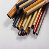 Quality ASTM 6063 T5 Anodized Aluminum Tube Round Aluminum Alloy Pipe Customized Surface Color for sale
