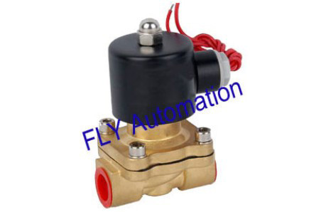 Quality 24VDC,110VAC 2W160-15 Round Coil 2 Way Brass Water Solenoid Valve With Customized for sale