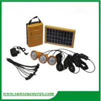 China Good qaulity Led solar lighting kits, mini solar system with FM radio competitive pirce hot selling for sale