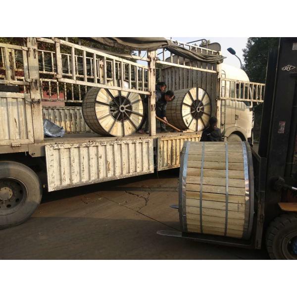 Quality Concentric Stranded Bare Copper Wire , 500m Length Overhead Power Cables for sale