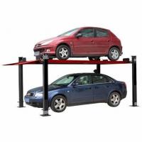 Quality Four Columns Hydraulic Parking Lift 2 Level 4 Post Car Stacker for sale