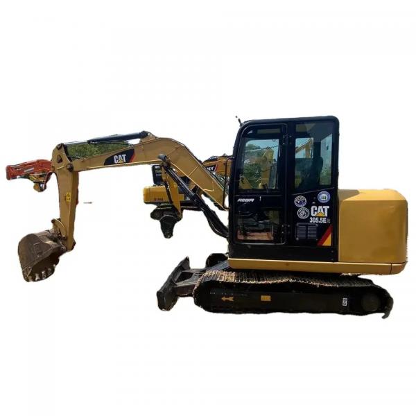 Quality 305.5E Used CAT Excavators 34.1KW 5400kg 5460mm Max Height Heavy Duty Machinery for sale