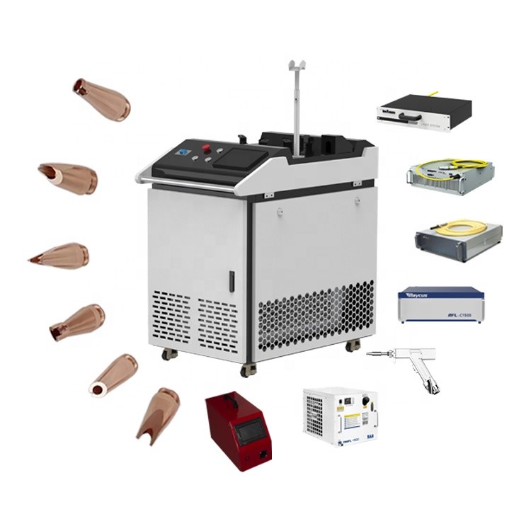 Quality 1500w 2000w Handheld Laser Welding Machine With Raycus / Max Laser Source for sale