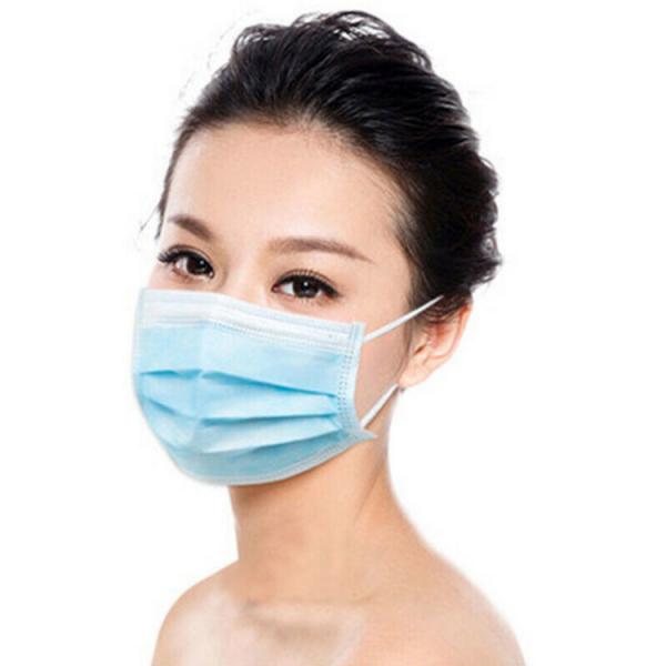 Quality Anti Viral 3 Ply Non Woven Face Mask Personal Care Earloop Procedure Masks for sale