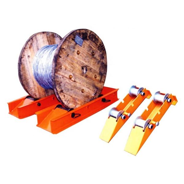 Quality Stringing Usage Drum Release Cables Function Stand Cable Reel Rotator Platform for sale