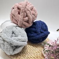 China Various Colors Chenille Fabric Thread for Crocheting Ring Spun factory