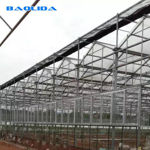 Quality Venlo Commercial Multi Span Steel Structure Polycarbonate Sheet Greenhouse for sale
