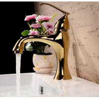China Modern single lever polished brass bathroom faucet bath taps for sale