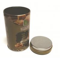China 0.68L Screwed Coffee Tin Box Airtight Coffee Container factory