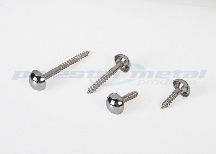 Quality ISO Specialty Hardware Fasteners M3 Brass Mirror Screws / Precision Brass Slotted Round Head Wood Screws for sale