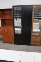 China Foldable Doors Marine Plywood Wardrobe / Open - Shelves Wooden Cloth Cabinet factory