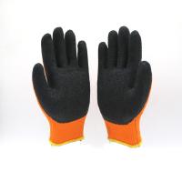 China Safety Grip Latex Coated Gloves Customized Logo Anti Cold With OEM / ODM factory