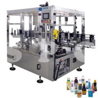 China Automatic Self Adhesive Bottle Labeling Machine For Glass Plastic Round Bottles factory