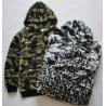 China Spring Fashion Womens Mens Sherpa Jacket Casual Camouflage / Leopard Printed factory