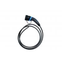Quality Black Blue 32A Type 2 Tethered Charging Cable 3 Phase IEC 62196-2 for sale