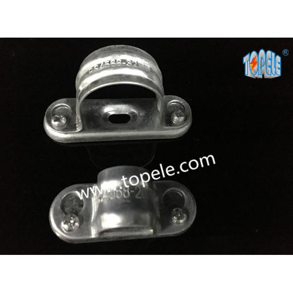 Quality Spacer Bar Saddle With Base BS4568 Conduit Fitting Accessory Two-hole Strap for sale