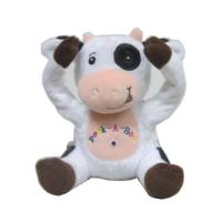 China Electronic Plush Toys Peek a boo Cow plush toys factory