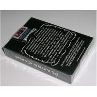 China Paper Invisible Jack Daniel's Marked Barcode Playing Cards For Poker Reader and Scanners factory