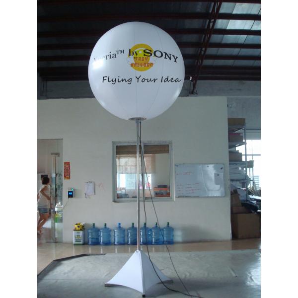 Quality Two Sides 1.5m Inflatable Lighting Balloon Digital Printing For Event for sale
