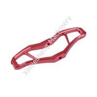 China CNC Machining Parts Custom Scooter Parts Aluminum Parts Processing Red Oxidation factory