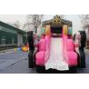 China Carriage Combo Inflatable Big Water Slide , 0.9mm PVC Blowup Waterslide factory