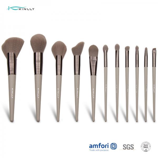 Quality 150g 12pcs Aluminum Ferrule Cosmetic Makeup Brush Set for sale