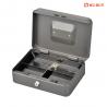 China Three Cell Metal Cash Box With Lock Coin Storage Money Safe Wear Resistance factory
