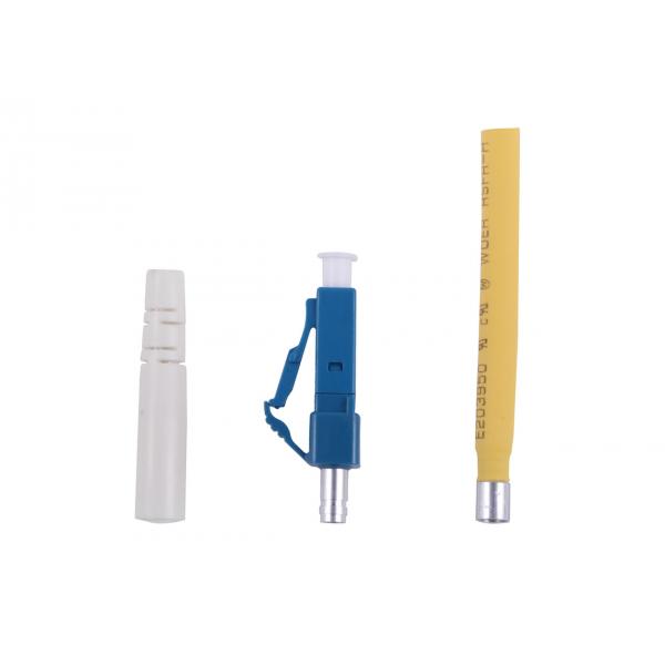 Quality LC Duplex 3.0mm Fiber Optic Connector with 45degree Bent Boot for sale