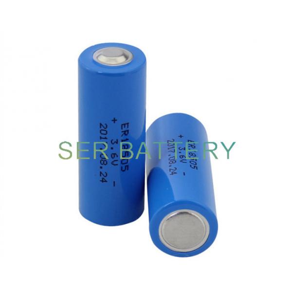 Quality High Energy A Size ER18505 Battery , 3800mAh 3.6 Volt Lithium Battery 10 Years for sale