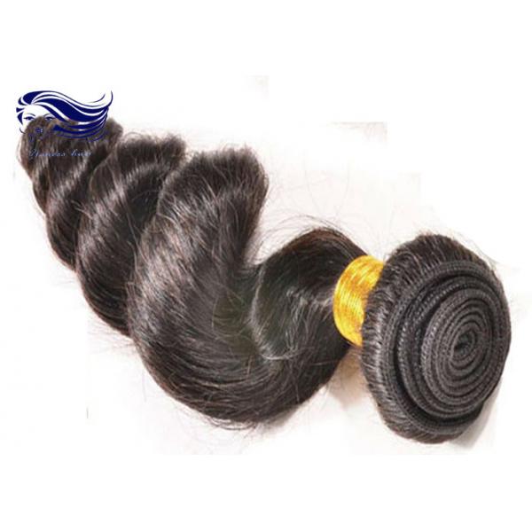 Quality 8"-30" Loose Wave 8A Unprocessed Hair Weaving Remy Indian Hair Extensions for sale