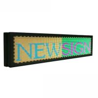 Quality Wireless USB P5 Taxi message LED Window Display Signs Full Color RGB Programmabl for sale